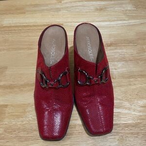 AEROSOLES Mules With Metal Buckle